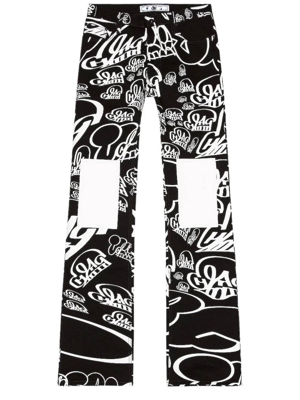 Off-White
NWT Off white Katsu black and white graffiti jeans with COA